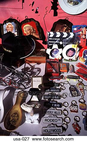 Stock Photo - Kitsch Window Display Hollywood USA. Fotosearch