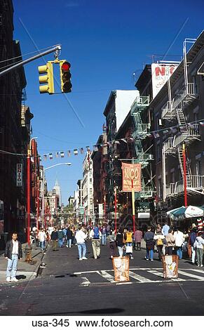 Mulberry Street Little Italy New York City USA View Large Photo Image Stock Photography - Mulberry Street Little Italy New York City USA. Fotosearch