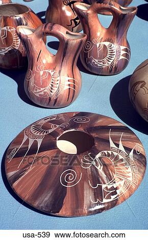 Navajo Ceramics Arizona View Large Photo Image Stock Photo - Navajo Ceramics Arizona. Fotosearch