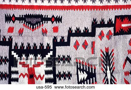 Navajo Textile Design Arizona View Large Photo Image Stock Photography - Navajo Textile Design Arizona. Fotosearch