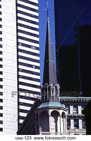 Stock Image - Old South Meeting House Boston USA. Fotosearch