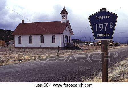 Old West Style Church View Large Photo Image Stock Photo - Old West Style Church. Fotosearch