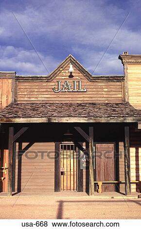 Old West Style Jail Utah View Large Photo Image Stock Photo - Old West Style Jail Utah. Fotosearch