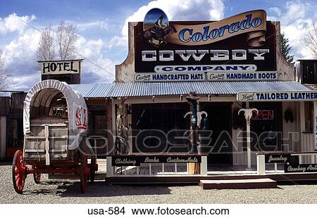 Picture - Outdoor Goods Shop Colorado. Fotosearch