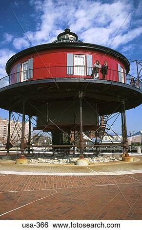 People on Lighthouse Baltimore USA View Large Photo Image Stock Photograph - People on Lighthouse Baltimore USA. Fotosearch