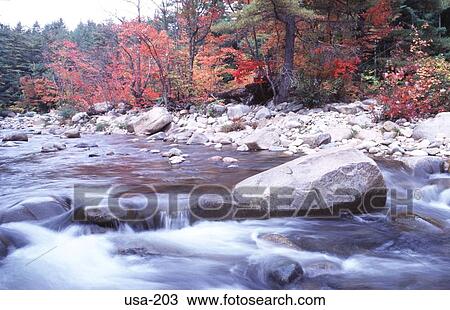 River Running through Rocks New Hampshire View Large Photo Image Stock Image - River Running through Rocks New Hampshire. Fotosearch