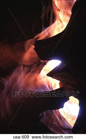 Stock Photo - Rock Formation Antelope Canyon Page Arizona. Fotosearch