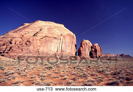 Stock Image - Rock Formation in Monument Valley Arizona. Fotosearch
