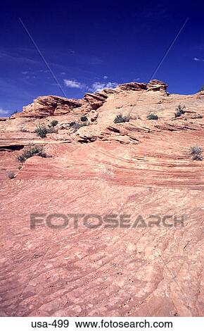 Stock Photo - Rock Formation Page Arizona. Fotosearch