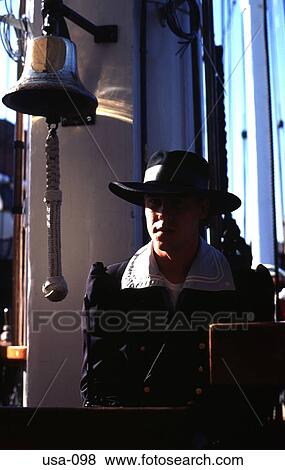 Sailor In Traditional Dress Boston USA View Large Photo Image Stock Photo - Sailor In Traditional Dress Boston USA. Fotosearch