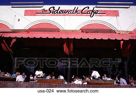 Sidewalk Cafe Venice Los Angeles View Large Photo Image Picture - Sidewalk Cafe Venice Los Angeles. Fotosearch