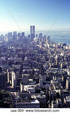 Skyline of the Financial District Manhattan New York View Large Photo Image Picture - Skyline of the Financial District Manhattan New York. Fotosearch