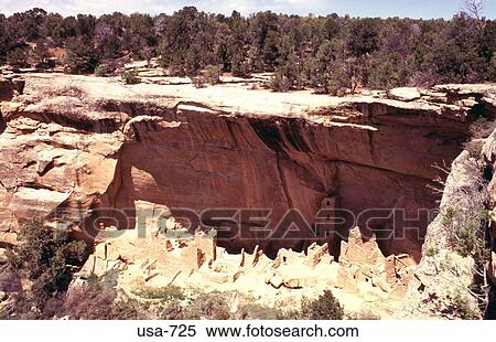 Stock Photography - Square Tower House Mesa Verde National Park Colorado. Fotosearch