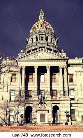 State Capitol Denver Colorado View Large Photo Image Stock Photo - State Capitol Denver Colorado. Fotosearch