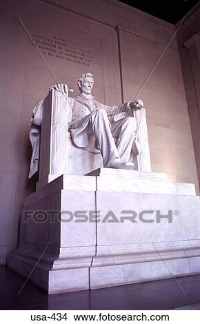Statue of Abraham Lincoln Washington D. C. View Large Photo Image Picture - Statue of Abraham Lincoln Washington D. C.. Fotosearch