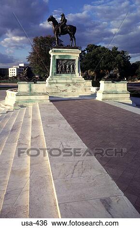 Stock Photograph - Steps and Statues Capitol Hill Washington D. C.. Fotosearch