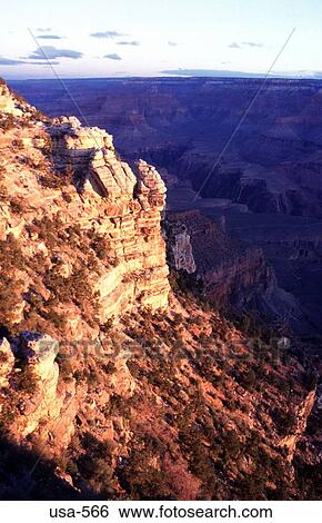 Sunlit Cliffside Grand Canyon Arizona View Large Photo Image Stock Photograph - Sunlit Cliffside Grand Canyon Arizona. Fotosearch