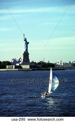 The Statue of Liberty and Hudson River New York View Large Photo Image Stock Photography - The Statue of Liberty and Hudson River New York. Fotosearch