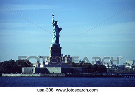 Stock Photo - The Statue of Liberty Manhattan New York. Fotosearch