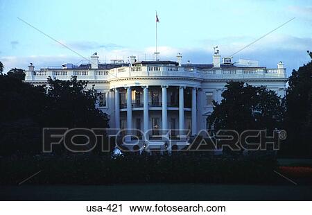 The White House at Dusk Washington D. C. View Large Photo Image Stock Image - The White House at Dusk Washington D. C.. Fotosearch
