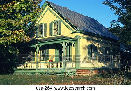 Timber House New Hampshire America USA View Large Photo Image Picture - Timber House New Hampshire America USA. Fotosearch