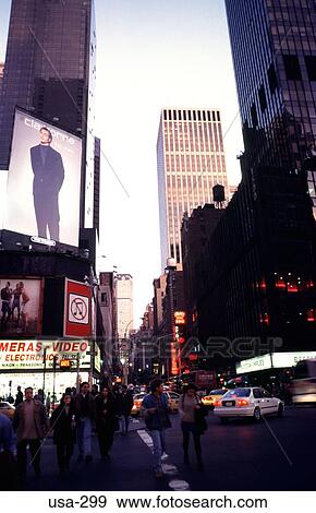Stock Photo - Times Square Manhattan New York. Fotosearch