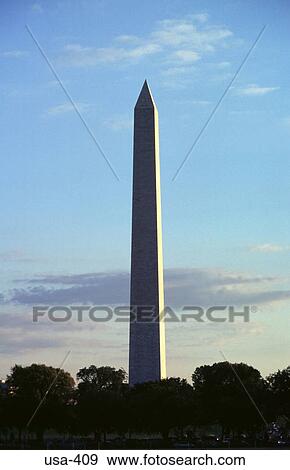 Stock Photo - View of the Washington Monument Washington D. C.. Fotosearch
