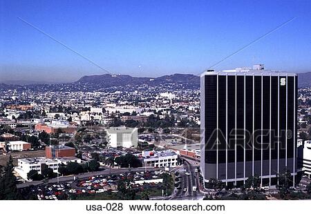 View towards Downtown Hollywood Los Angeles View Large Photo Image Stock Photo - View towards Downtown Hollywood Los Angeles. Fotosearch