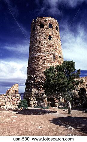 Viewing Tower Grand Canyon Arizona View Large Photo Image Stock Image - Viewing Tower Grand Canyon Arizona. Fotosearch