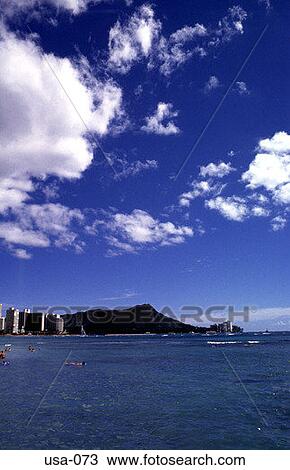 Waikiki Beach Hawaii USA View Large Photo Image Stock Image - Waikiki Beach Hawaii USA. Fotosearch