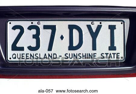 オーストラリア人 自動車 ナンバープレート 写真館 イメージ館 Ala 057 Fotosearch