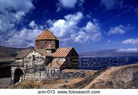 9th Century Sevan Monastery overlooking Lake Armenia View Large Photo Image Stock Image - 9th Century Sevan Monastery overlooking Lake Armenia. Fotosearch