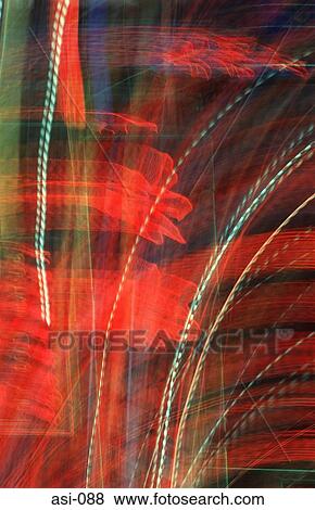 Stock Photo - Abstract Neon Signs Hong Kong. Fotosearch