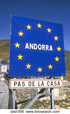 Andorra Sign View Large Photo Image Stock Photograph - Andorra Sign. Fotosearch
