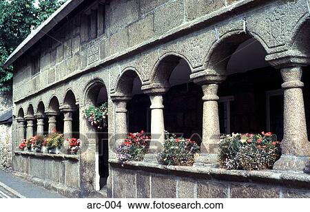 Arched Colonnade Devon Britain View Large Photo Image Picture - Arched Colonnade Devon Britain. Fotosearch