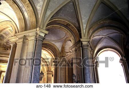 Arches in Palace de Regio Caserta Italy View Large Photo Image Stock Photo - Arches in Palace de Regio Caserta Italy. Fotosearch