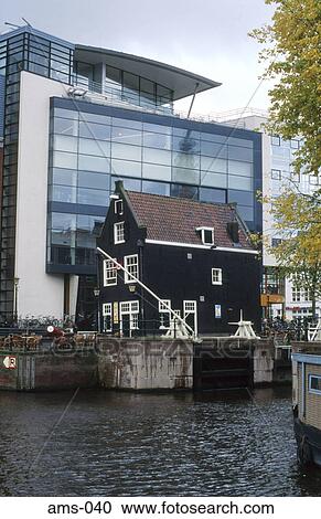 Architectural Contrasts Amsterdam The Netherlands View Large Photo Image Stock Image - Architectural Contrasts Amsterdam The Netherlands. Fotosearch