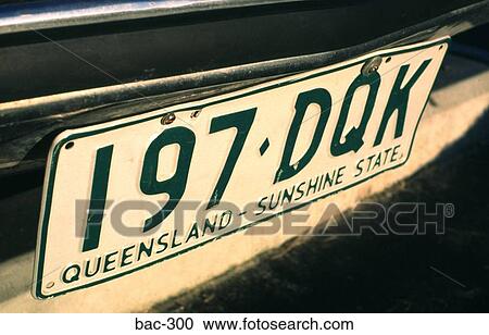 Australian Licence Plate View Large Photo Image Stock Image - Australian Licence Plate. Fotosearch