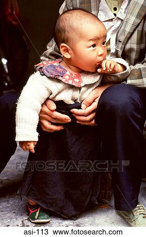 Stock Image - Baby Gulin China. Fotosearch