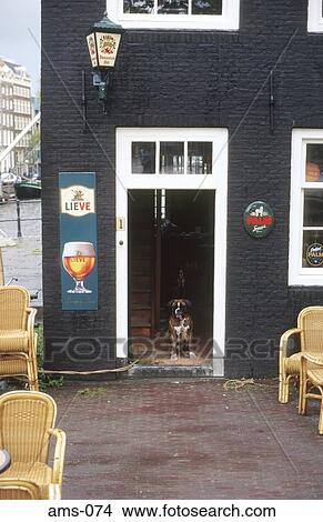 Bar and Outdoor Seating Amsterdam Holland View Large Photo Image Picture - Bar and Outdoor Seating Amsterdam Holland. Fotosearch