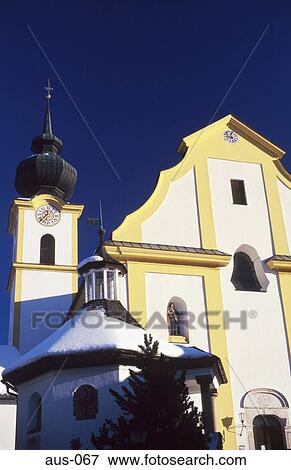 Baroque Church Soll Austria View Large Photo Image Stock Photo - Baroque Church Soll Austria. Fotosearch