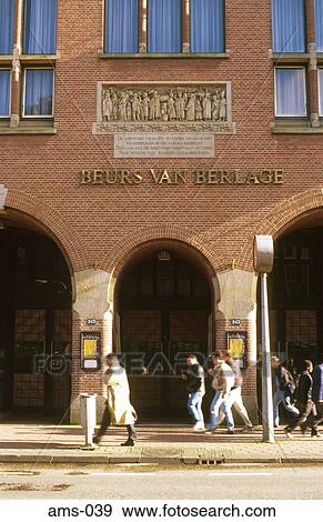 Beurs Stock Exchange Amsterdam Holland View Large Photo Image Stock Photo - Beurs Stock Exchange Amsterdam Holland. Fotosearch