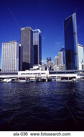Boats Moored in Front of Sydney Offices Australia View Large Photo Image Stock Photograph - Boats Moored in Front of Sydney Offices Australia. Fotosearch