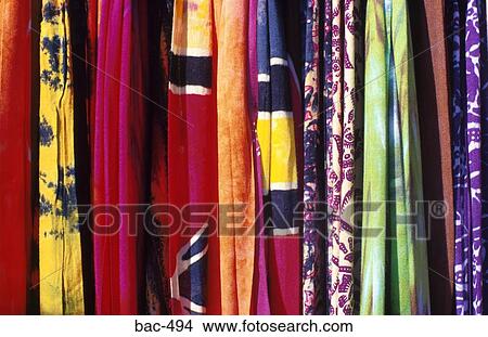 Bolts of Coloured and Patterned Textiles View Large Photo Image Picture - Bolts of Coloured and Patterned Textiles. Fotosearch