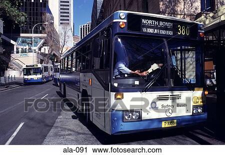 Bus on the Streets of Sydney NSW Australia View Large Photo Image Stock Image - Bus on the Streets of Sydney NSW Australia. Fotosearch