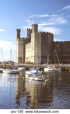 Caernarvon Castle and Bay Wales View Large Photo Image Stock Image - Caernarvon Castle and Bay Wales. Fotosearch