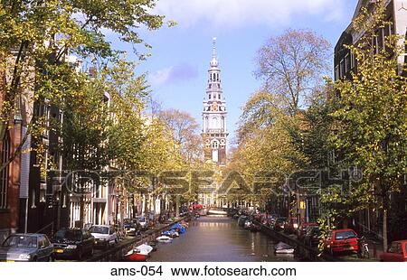 Canal and Avenue Amsterdam The Netherlands View Large Photo Image Picture - Canal and Avenue Amsterdam The Netherlands. Fotosearch