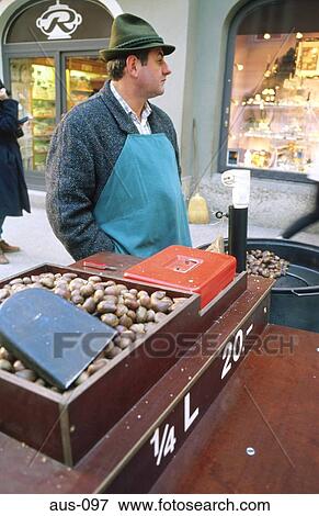 Chestnut Seller Kitzbuel Austria View Large Photo Image Stock Photo - Chestnut Seller Kitzbuel Austria. Fotosearch