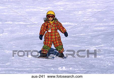Child Ski-ing Austria View Large Photo Image Stock Image - Child Ski-ing Austria. Fotosearch