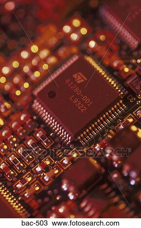 Chip on Circuit Board View Large Photo Image Stock Image - Chip on Circuit Board. Fotosearch